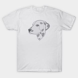 Dalmatian - one line drawing T-Shirt